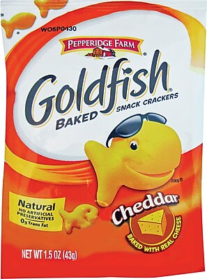 Pepperidge Farm Goldfish Crackers 1.5 oz. Bags 72 Bags Box