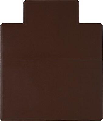 Anji Mountain 52 x44 Leather Chair Mat for Carpet Hard Floor Rectangular AMB27000