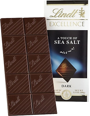 Lindt Excellence A Touch of Sea Salt Dark Chocolate Bar