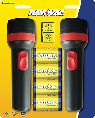 Rayovac Value Bright Combo with 2D Flashlights