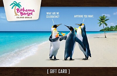 Bahama Breeze Gift Card 25 Email Delivery
