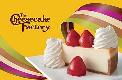 The Cheesecake Factory 25 Gift Card Email Delivery 73456B2500