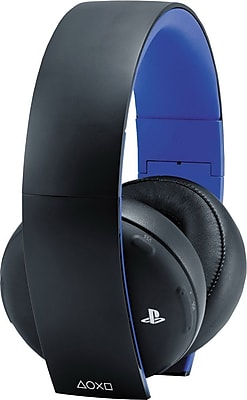Wireless Stereo Headset Gold for Playstation 4 Black