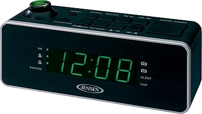 Jensen Dual Alarm Projection Clock Radio