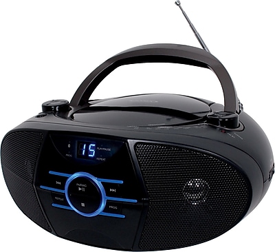 Jensen Portable Bluetooth CD Player with Radio