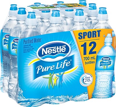 Download Nestle Pure Life Purified Water, 23.7-ounce Plastic Sport ... Yellowimages Mockups