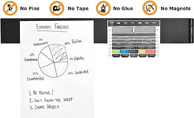 Justick Electro Adhesion Wall Strip Display 48 W x 8 H