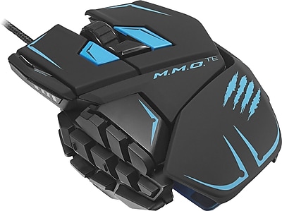 M.M.O. TE Gaming Mouse for PC Mac Black