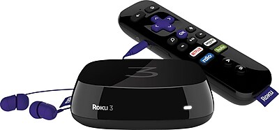 Roku 3 4230R Streaming Media Player with Voice Search