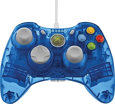 PDP 037 010 NA BL XB360 Rock Candy Wired Controller Blu Boom