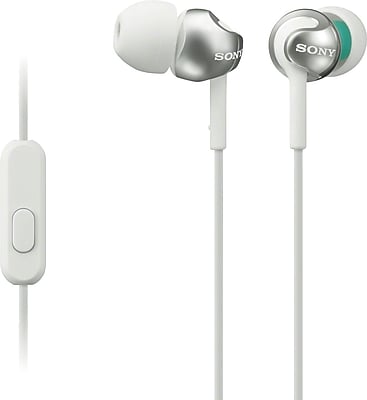 Sony MDREX110AP W Step up EX Series Earbud Headset White