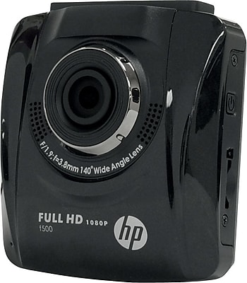 HP F500 VP Car Dash Cam Video recorder Full HD 1080p with 140 degree angle viewing.