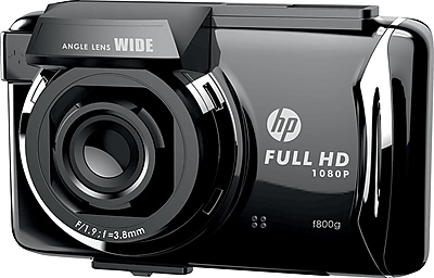 HP F800G Car Dash Cam Video recorder Full HD 1080p with GPS built in 3 Axis G Force and Motion Sensor