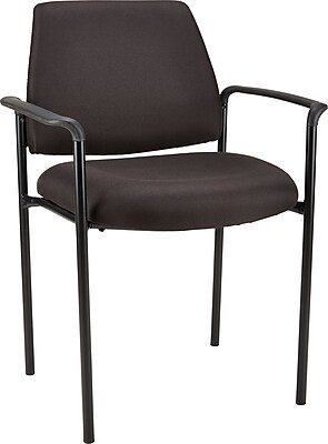 Staples Vardi Fabric Guest Chair Black