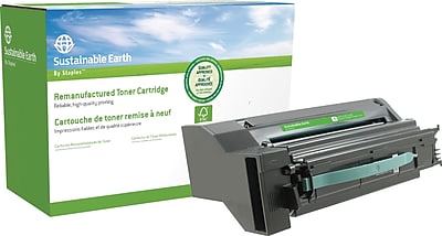 Sustainable Earth by Staples Remanufactured Color Laser Toner Cartridge Lexmark C780 Cyan High Yield