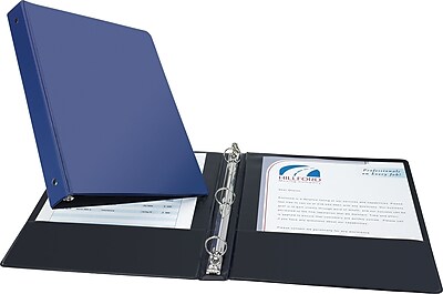 Avery R Economy Binder with 1 Round Ring 3300 Blue