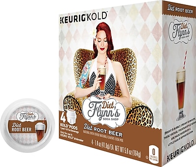 Keurig KOLD Flynn s Diet Root Beer 8 oz 4 pack