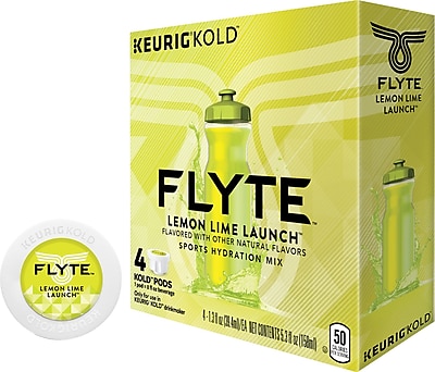 Keurig KOLD FLYTE Lemon Lime Launch 8 oz 4 pack