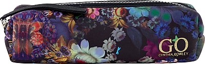 Cynthia Rowley Accessories Pouch Cosmic Black Floral Neoprene 28780
