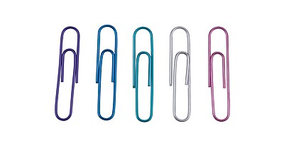 Staples Translucent Paper Clips Asst. Colors Giant 200 PK