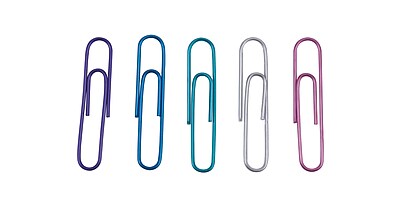 Staples Translucent Paper Clips Asst. Colors Giant 200 PK