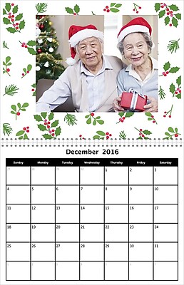 Personalized next day photo calendar $7.99
