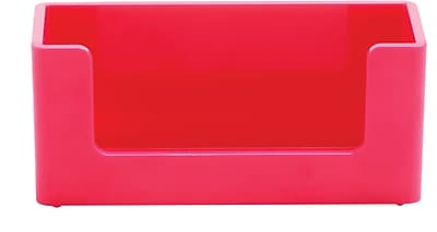 Poppin Pink Business Card Holder
