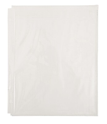 Office by Martha Stewart Secure Top Sheet Protectors 10 Pack Clear Plastic 28754
