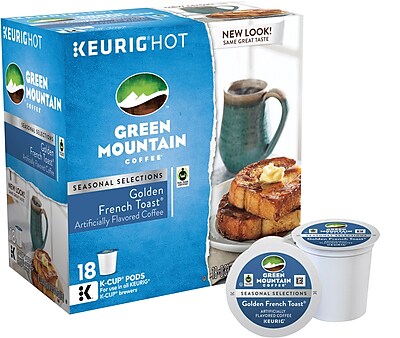 Green Mountain Golden French Toast K-Cups, 18 ct Only $6.99 - Common