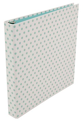 Office by Martha Stewart 1 Binder 3 Ring Printed Dots 28871