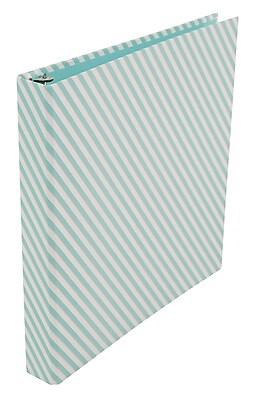 Office by Martha Stewart 1 Binder 3 Ring Printed Stripes 28797