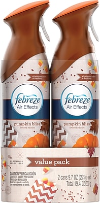 Febreze Air Effects Air Freshener Spray Pumpkin Bliss 9.7 oz. 2 Pack