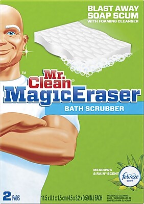 Mr. Clean® Magic Eraser Bath Scrubber, 2/Pack