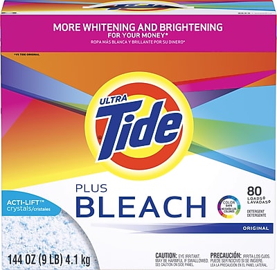 Tide® Powder Laundry Detergent with Bleach, 144 oz.
