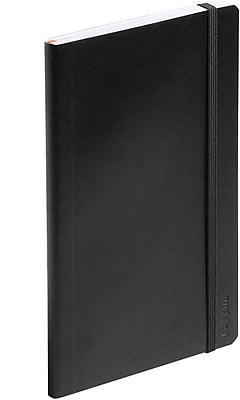 Poppin Black Medium Softcover Notebooks Set of 25