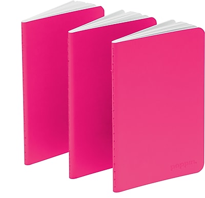 Poppin Pink Mini Notebooks Set of 50