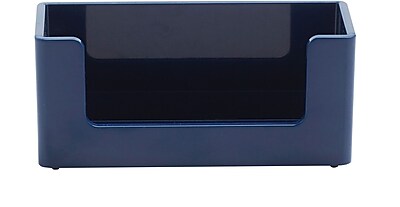 Poppin Navy Business Card Holder