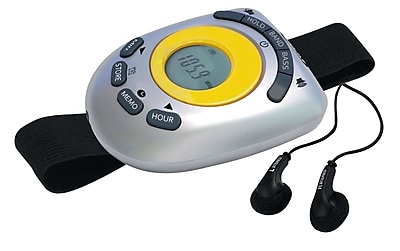 Digital AM FM Stereo Armband Radio with Clock