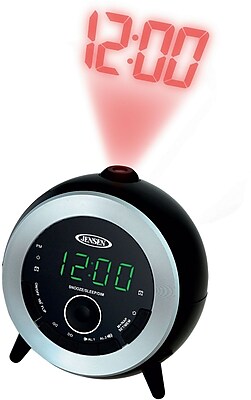 Dual Alarm Projection Clock Radio
