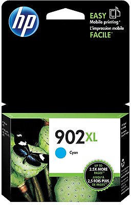 HP 902XL Cyan Ink Cartridge T6M02AN 140 High Yield