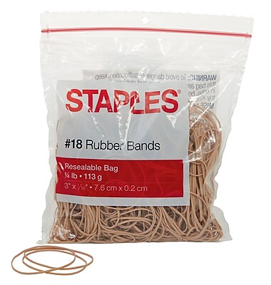 Staples Economy Rubber Bands Size 18