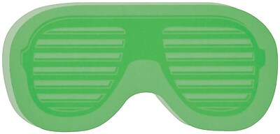 Post it Super Sticky Notes 3 x 3 Green Sunglasses Shape 2 Pads Pack 2050 SUN SL