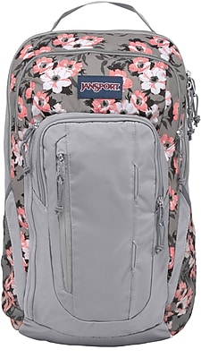 Jansport Beacon Backpack, Grey Coral Sparkle Pretty Posey (2T3B0JB)