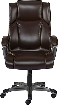 Staples Washburn Bonded Leather Office Chair, Brown | Staples®