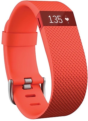 Fitbit ChargeHR Activity Tracker Small Tangerine
