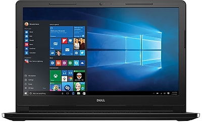 Refurbished Dell i3552 3240BLK 15.6 Intel Pentium N3700 1.6GHz Processor 4 GB RAM 500 GB HDD Windows 10 Black Notebook