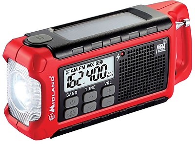 E Ready Emergency Dynamo Crank Radio with AM FM Weather Alert with PDQ