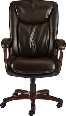Staples Westcliffe Bonded Leather Managers Chair, Brown | StaplesÂ®