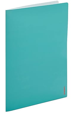 Poppin Aqua Coral 2 Pocket Poly Folder 101931
