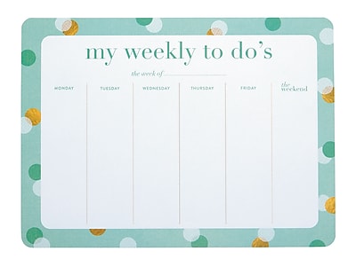 Eccolo Weekly Scheduler Mousepad ST904